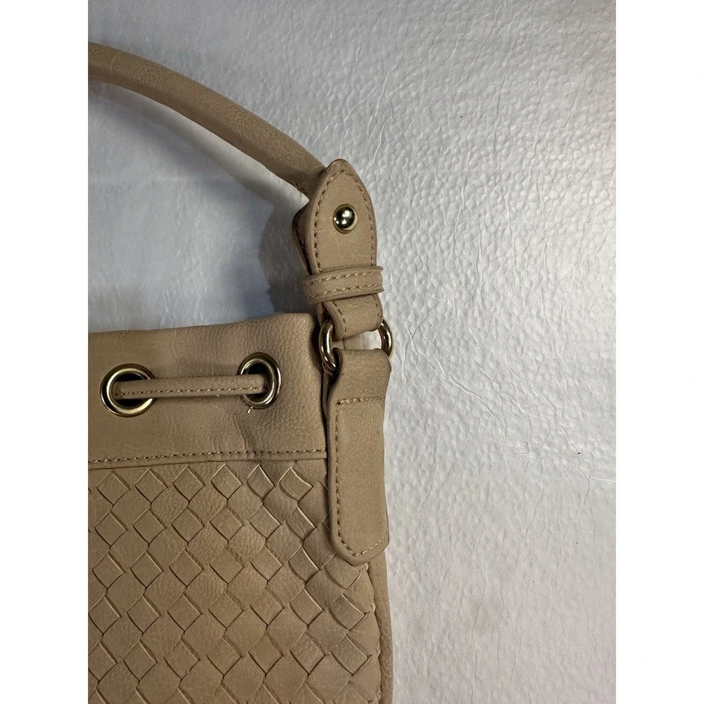Tan Faux Leather‎ Purse NOATD Handbag - Very Nice Great Condition